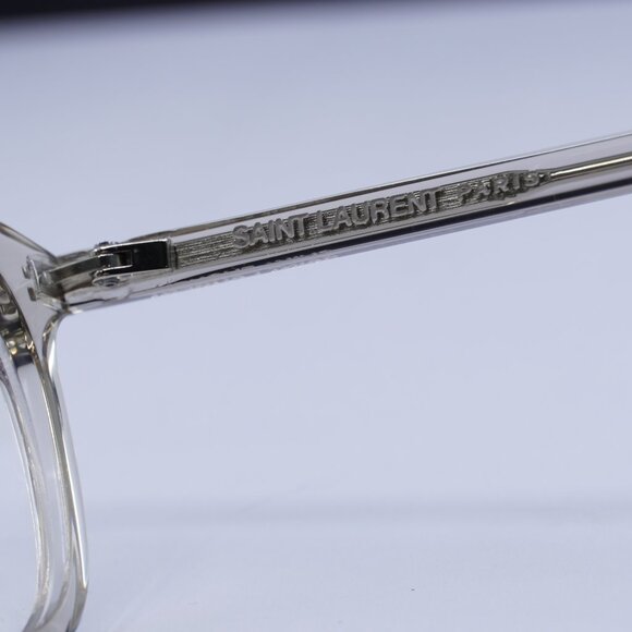 Final Price! Saint Laurent SL670 003 Transparent Beige Eyeglasses 54mm - Picture 9 of 11